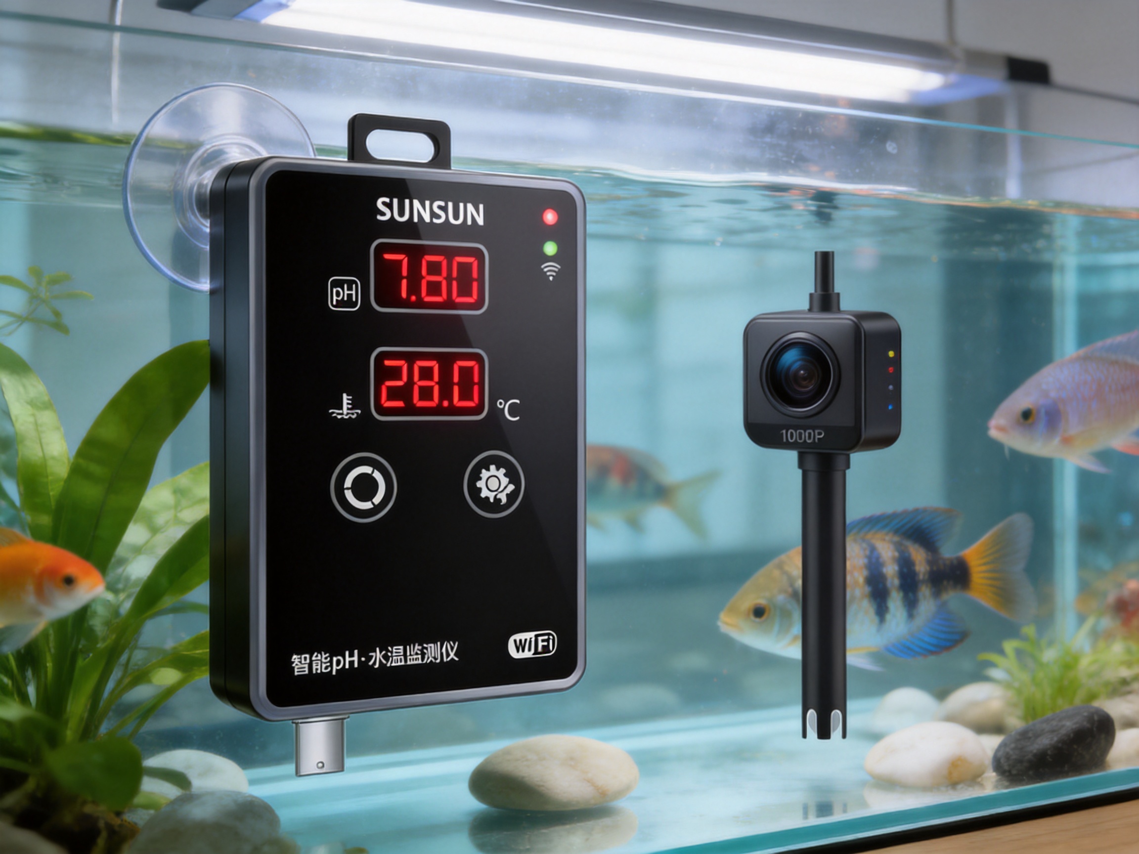 Intelligent Aquarium Water Quality and Temperature Monitoring Controller