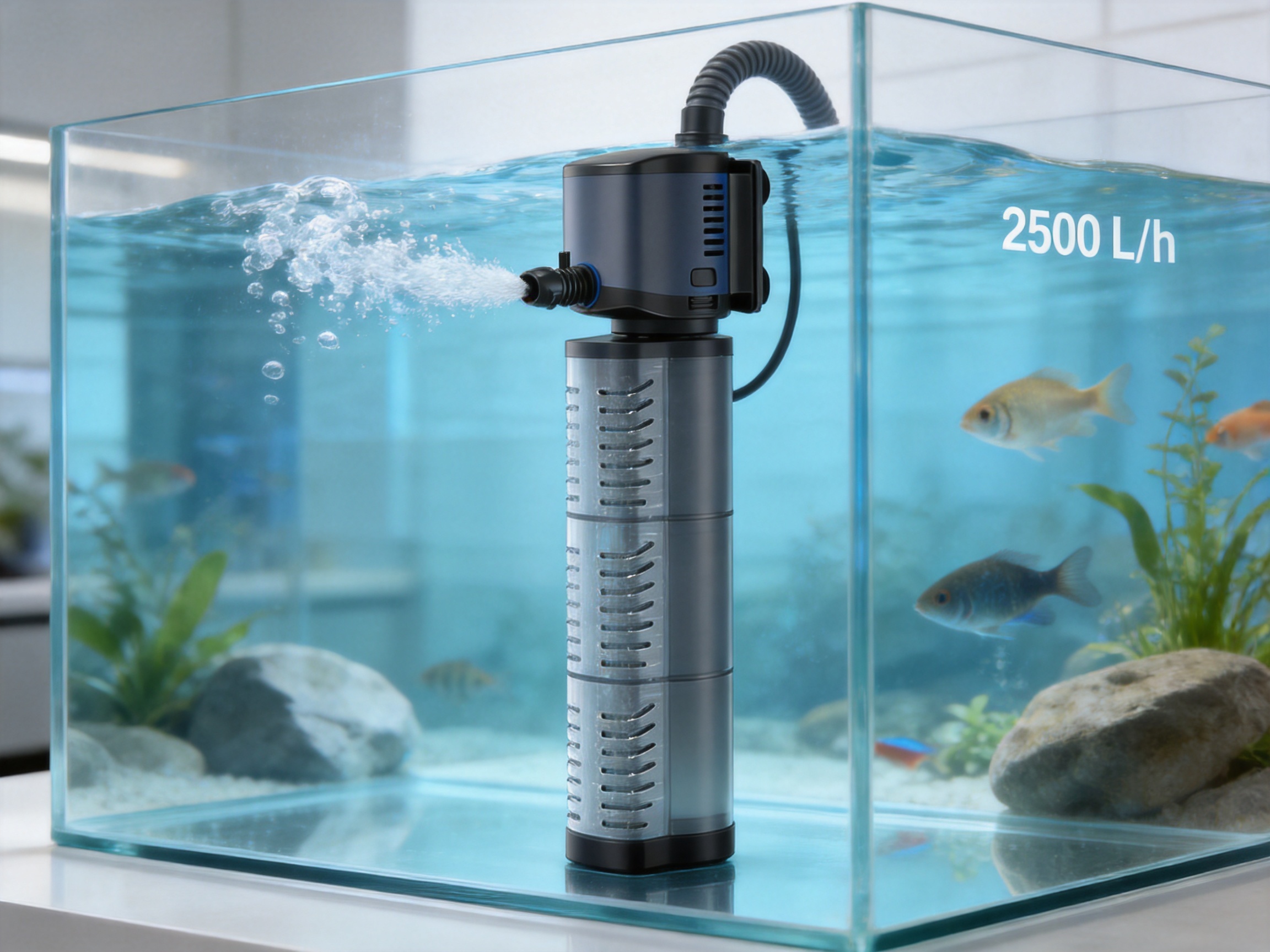 High-Performance Submersible Filtration Pump for Clear, Healthy Aquariums