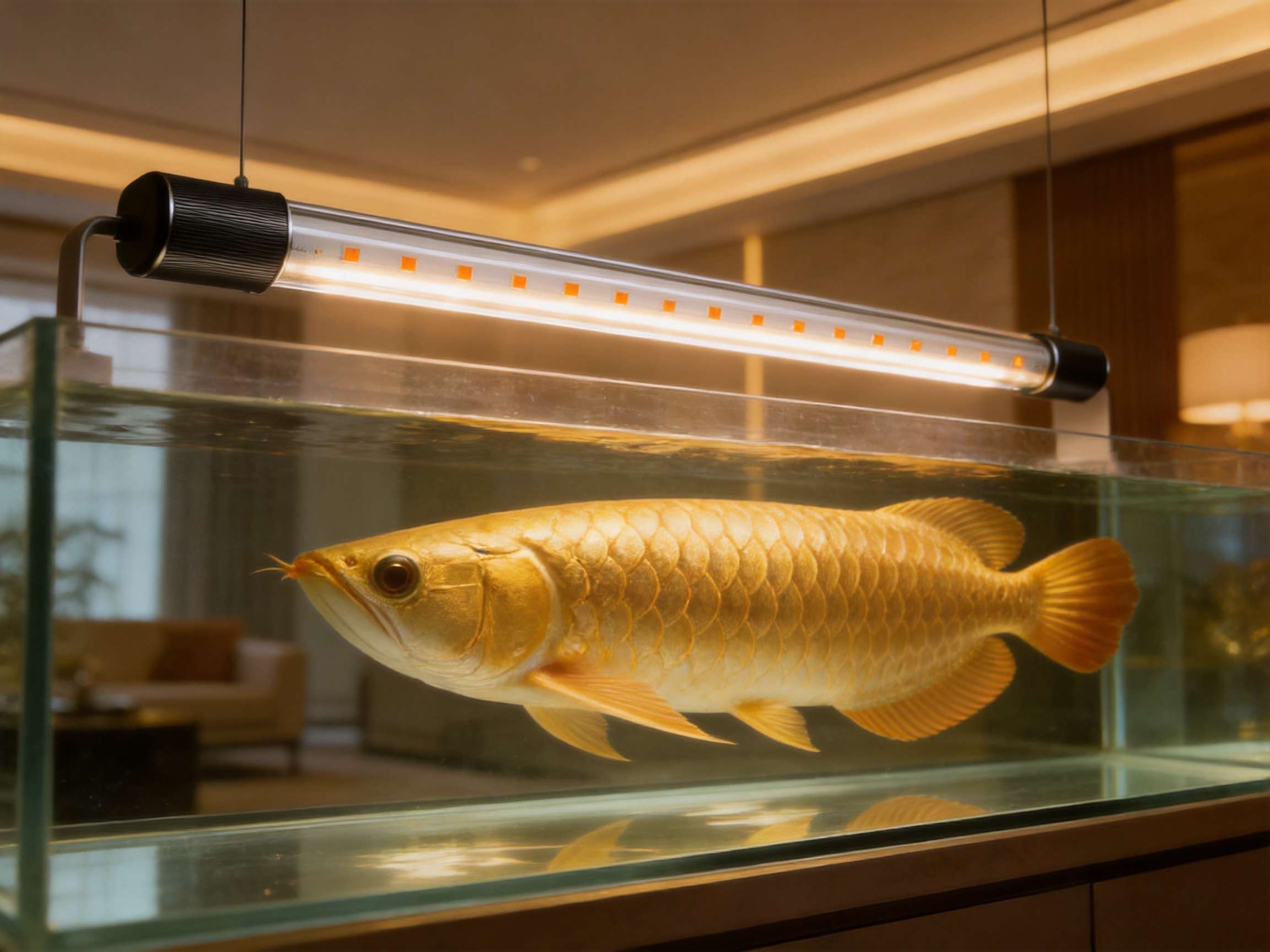 Specialized LED Lighting for Golden Arowana Aquariums
