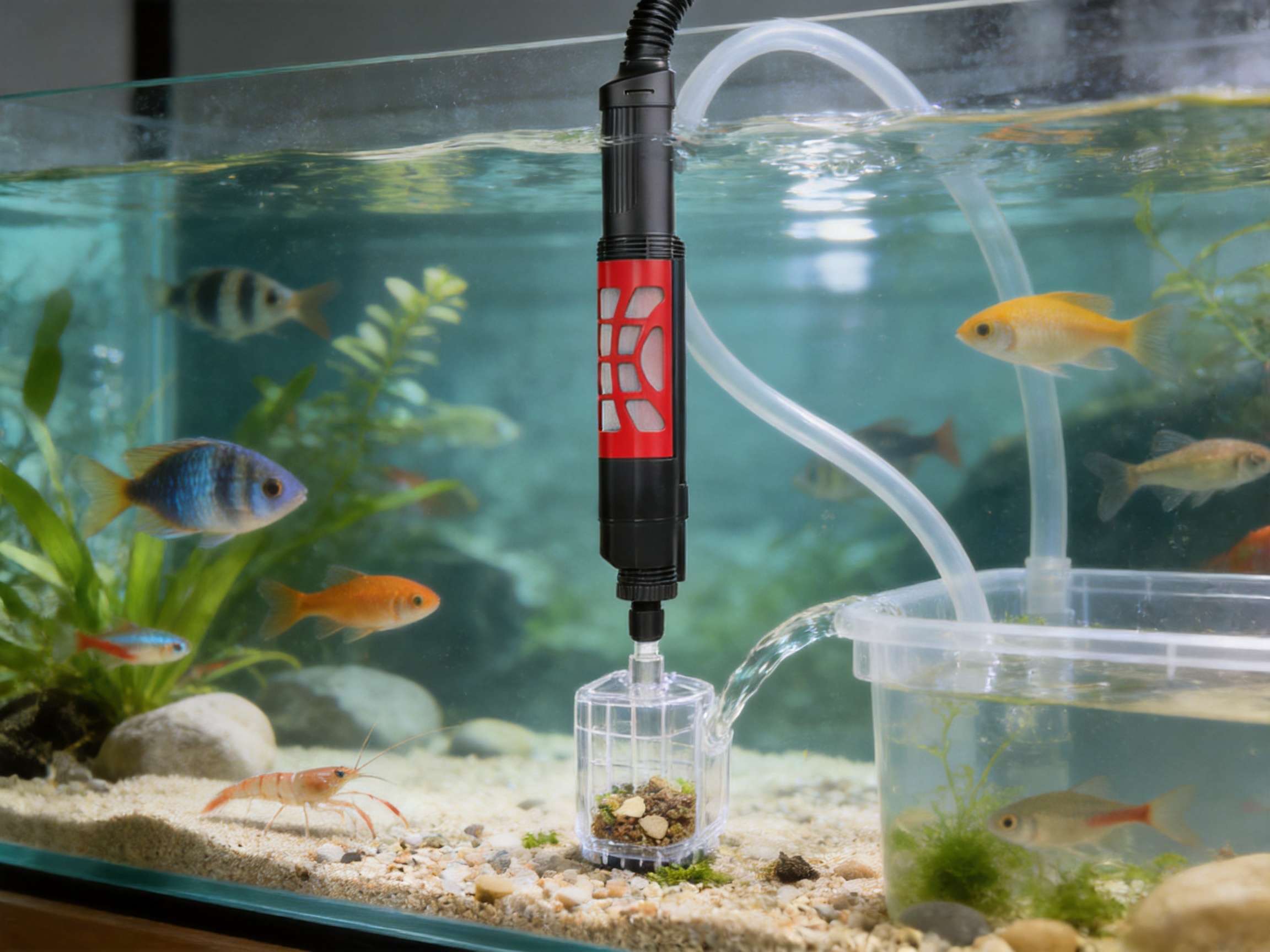 Multifunctional Electric Sand Washer for Cleaner, Healthier Aquariums