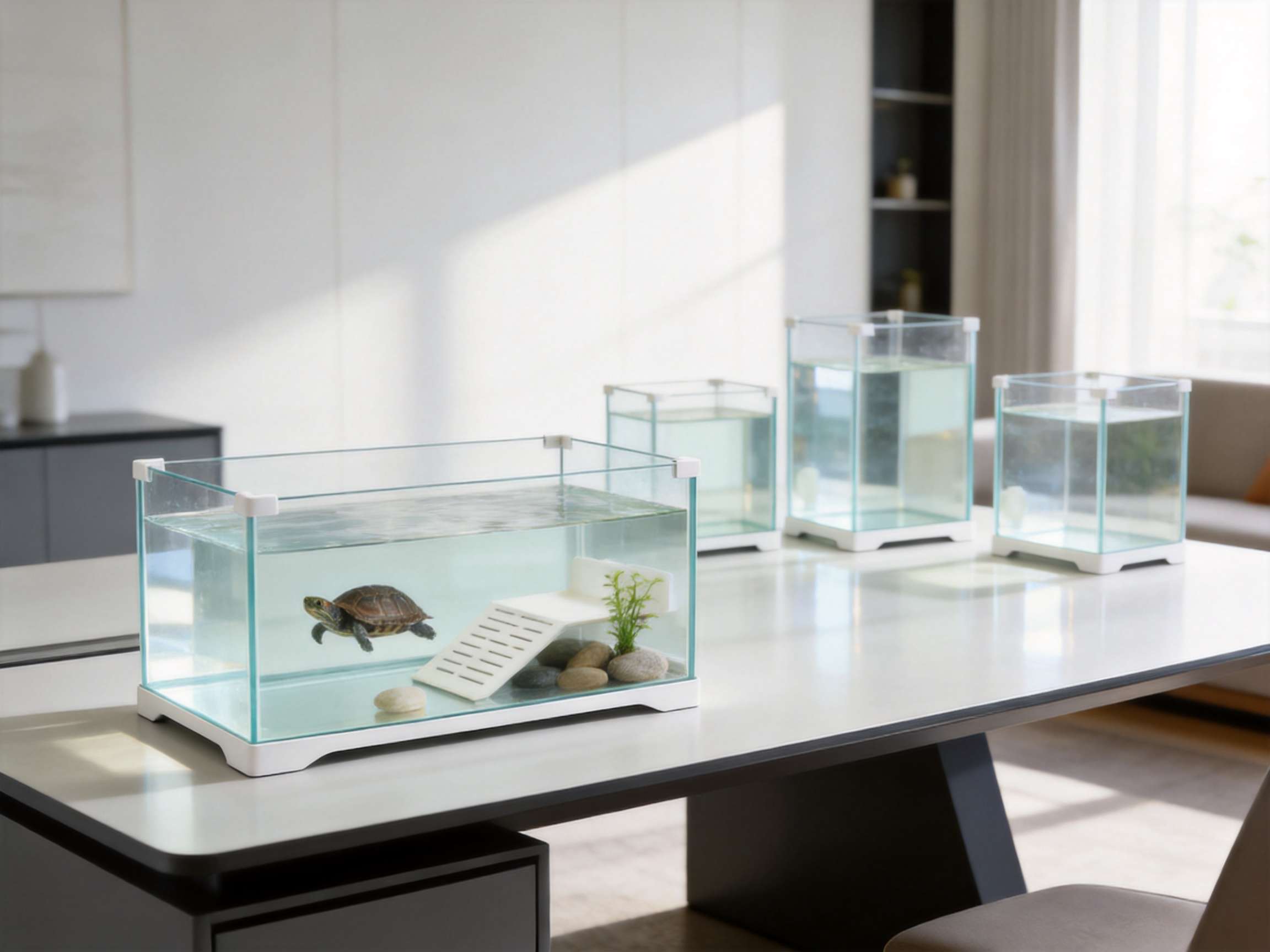 Eco-Friendly Turtle Tanks for Compact Aquatic Habitats